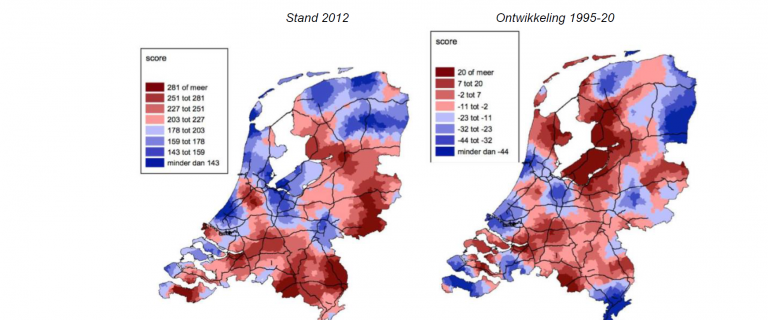 Banen per 100 inwoners