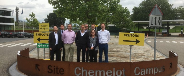 Deelnemers aan de Eurolabsessie op Chemelot Campus. Foto: Pieter Verbeek.