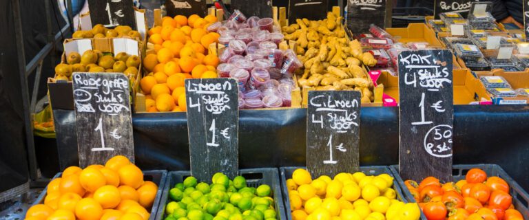 fruit voor winkel