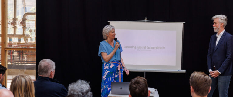 Charlotte Moolenaar en Dirk Spannenburg lanceren de special Ontwerpkracht